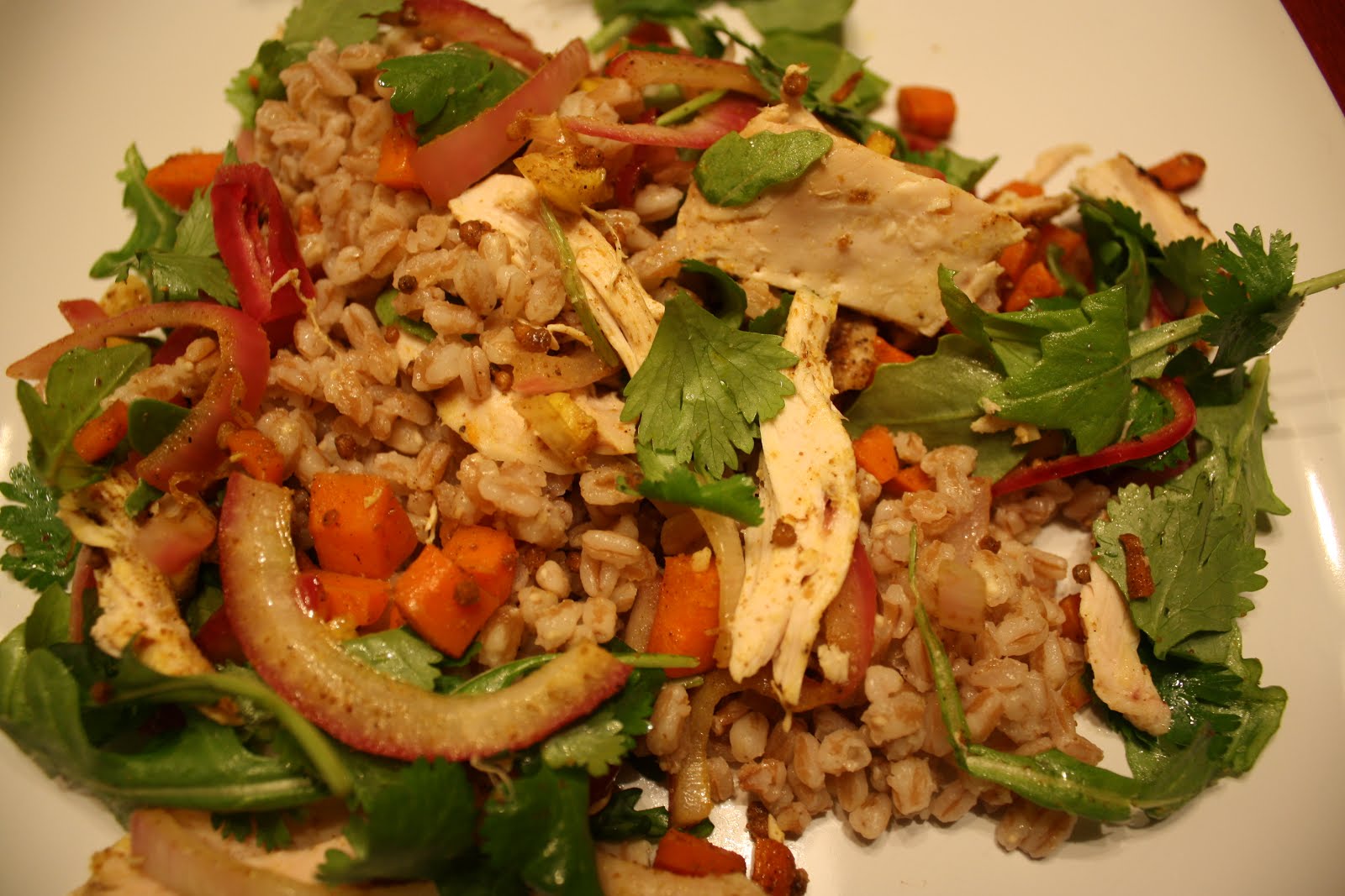 LactoseFree Girl Curried Grain Salad