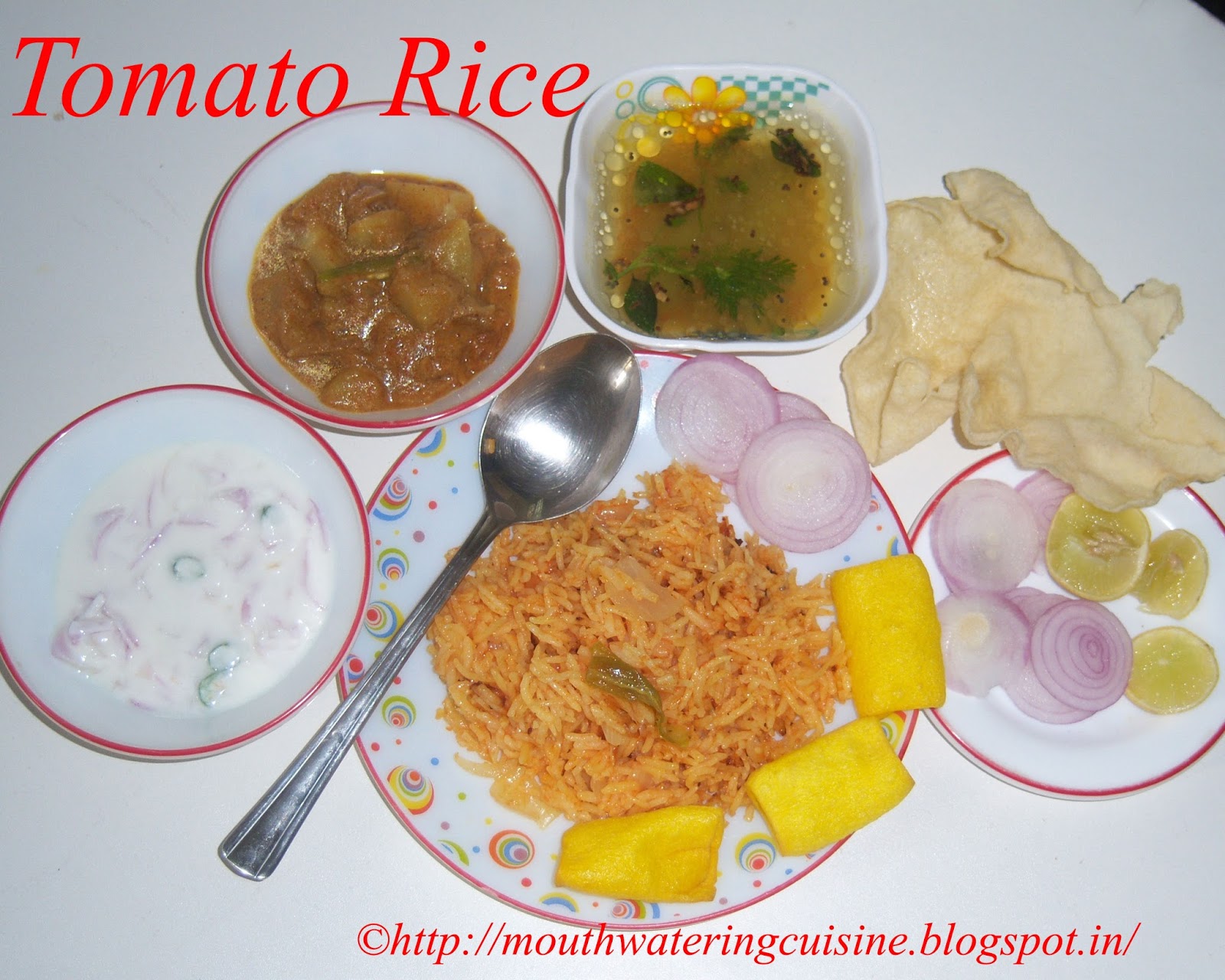 Tomato Rice How to make Tomato Rice Tomato Rice Recipe E.A.T