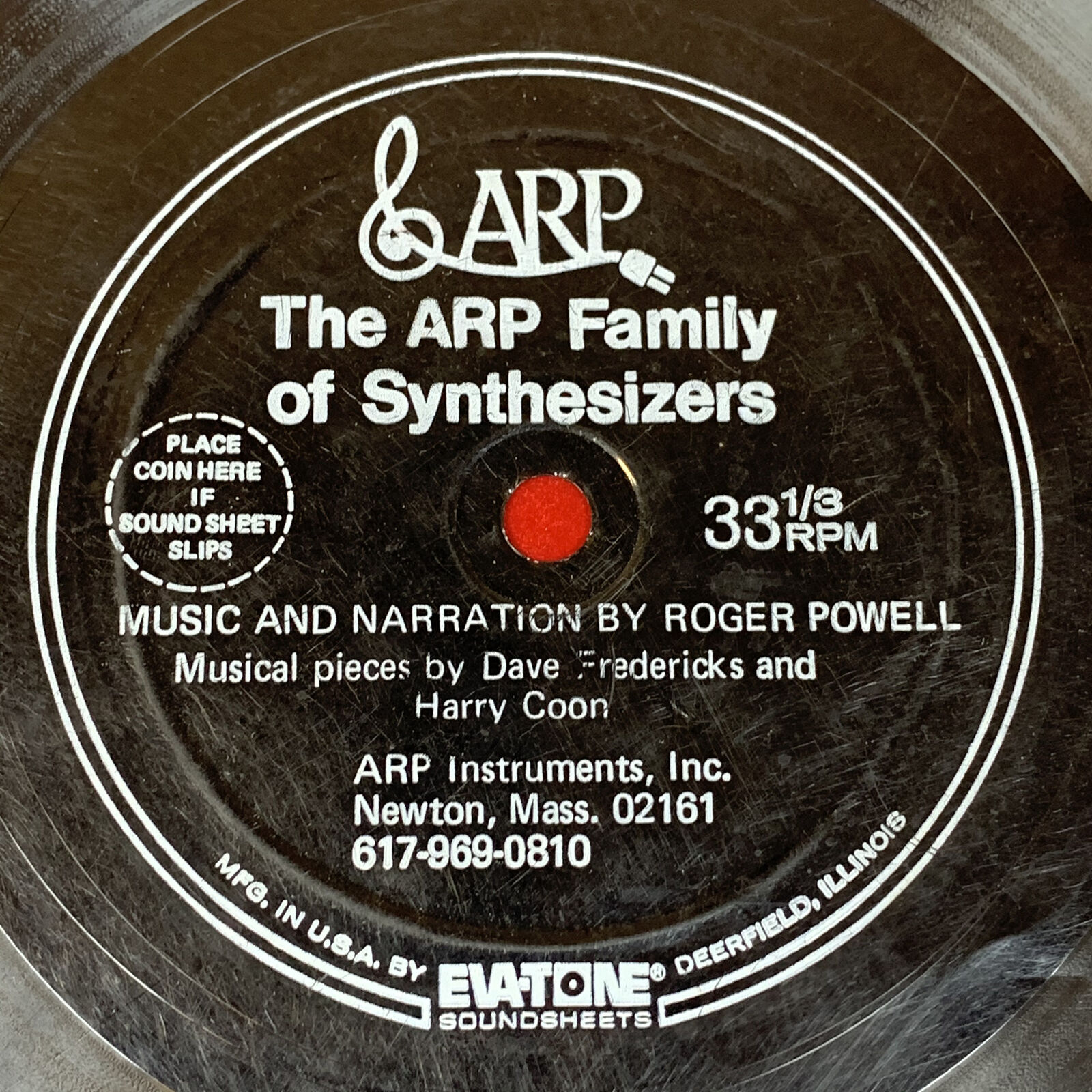 MATRIXSYNTH 1970s ARP Synthesizer Analog Synth Demo 7" Flexidisc