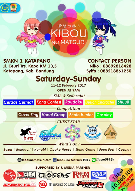KIBOU NO MATSURI Event Jepang Terbaru Di Kota Bandung SMKN 1 KATAPANG 2017 JAPBANDUNG-ASIA