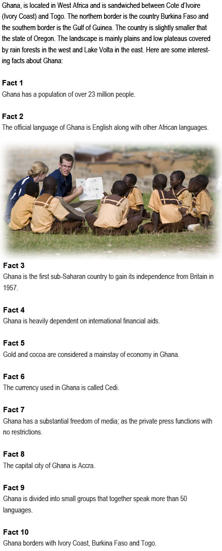 Facts about Ghana for kids