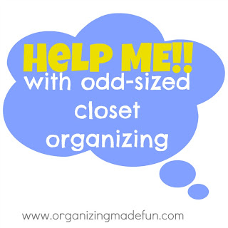 Organizing closet odd size help