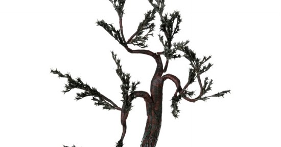 Andy's History Of Lemax Spooky Town Fan Blog: Withered Oak Tree, Medium