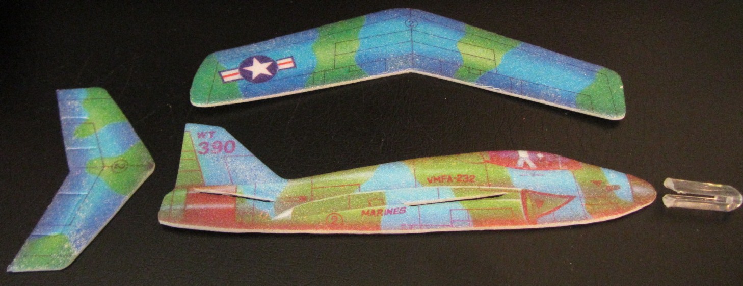 The Styrofoam Glider Squadron Jet Fighter Flying Glider 2 F4E Phantom