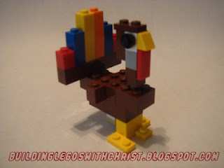 LEGO creation, Turkey, LEGO Turkey, LEGO Thanksgiving