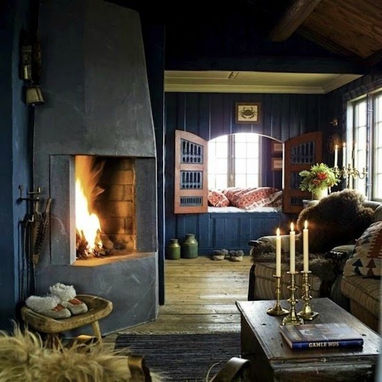 chimenea vintage
