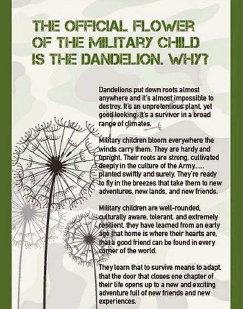 Mitchell School Counseling: April is Month of the Military Child