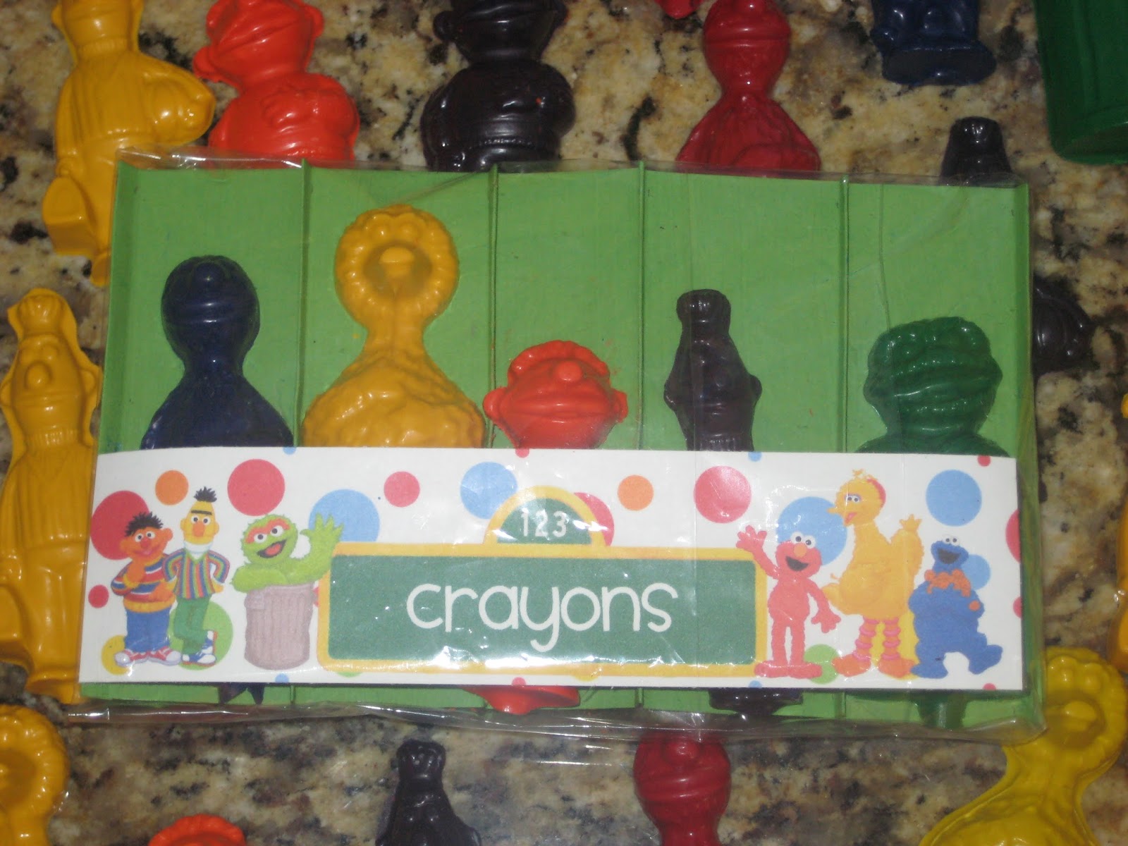 Red Write Returning Sesame Street Crayons