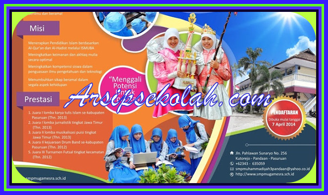 Aplikasi Pembuat Brosur Sekolah Otomatis Dan Penerimaan