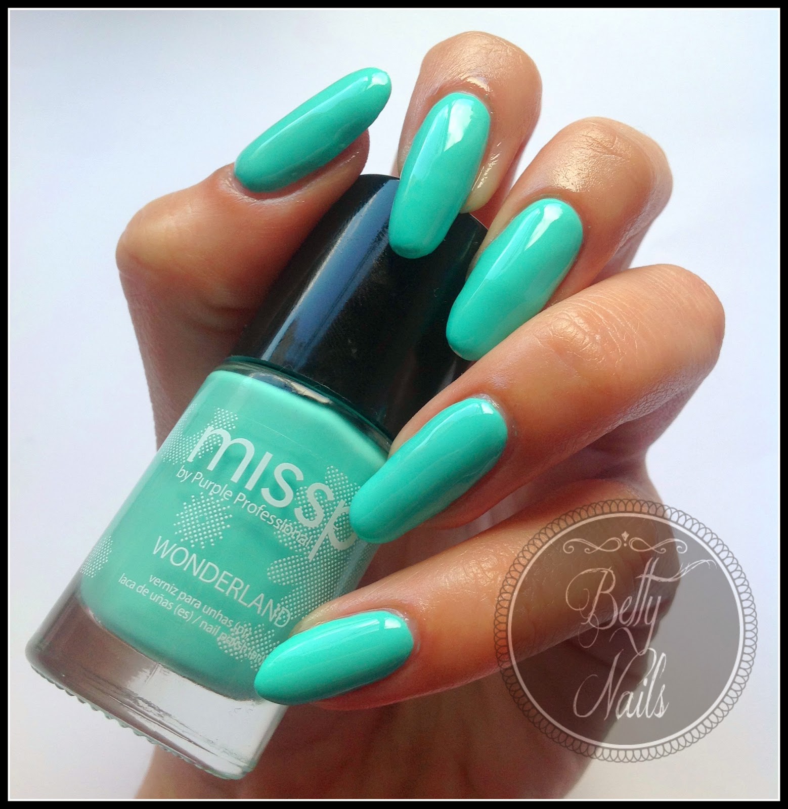 Betty Nails: missp - Swatches - Green Shades 1 to 5