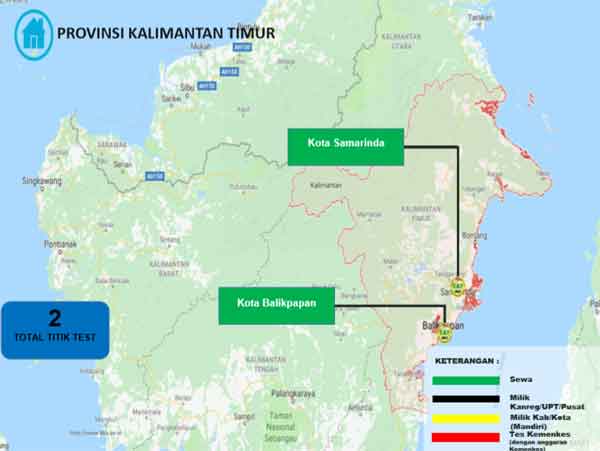 Lokasi Tes Cat BKN Propinsi Kalimantan Timur Lokasi Tes Cat BKN Propinsi Kalimantan Timur