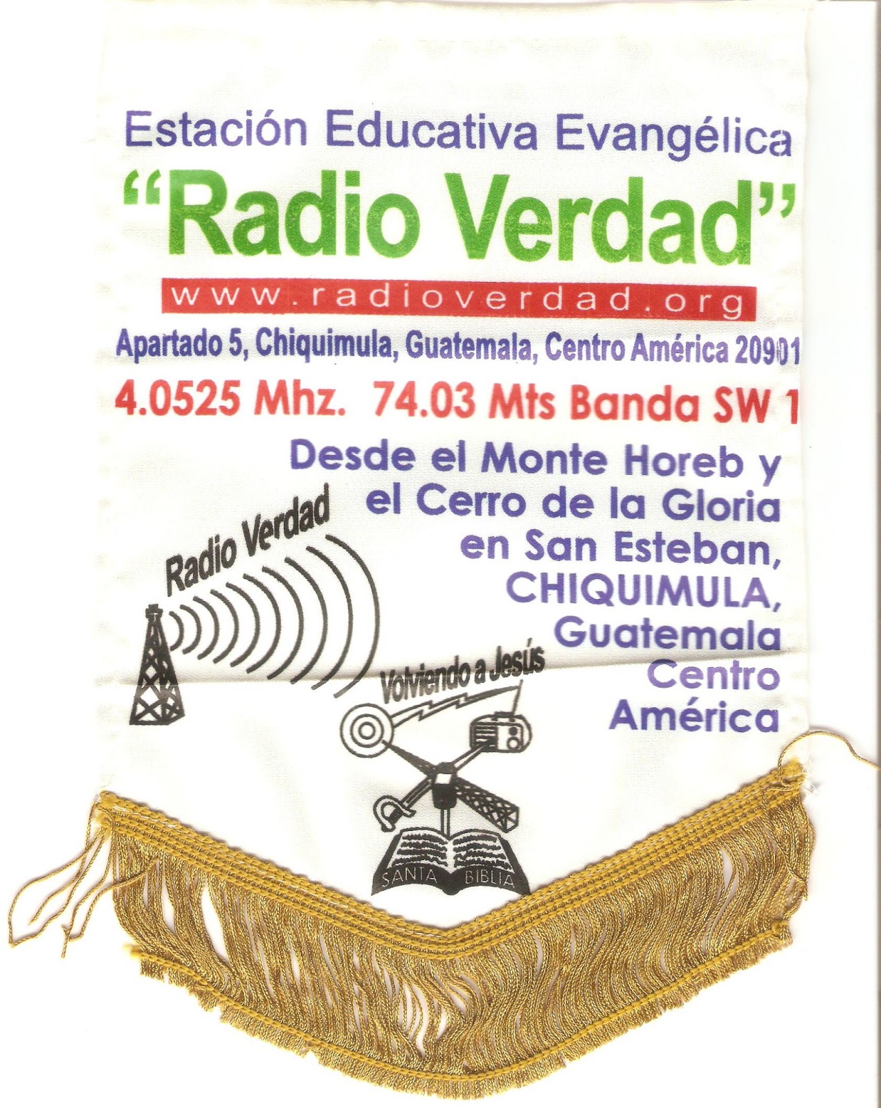 Rádio Verdad(Via ChiquimulaGuatemala) Shortwave Dxing Desde Brasil