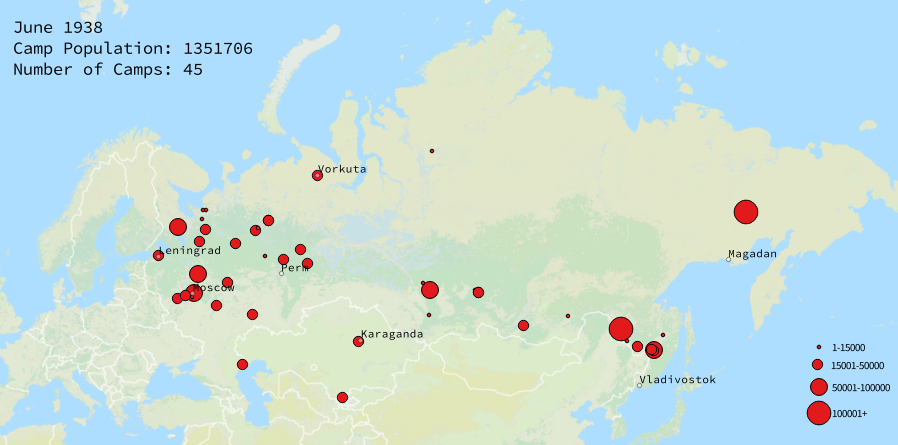 Gulag Archipelago Map Frame173 