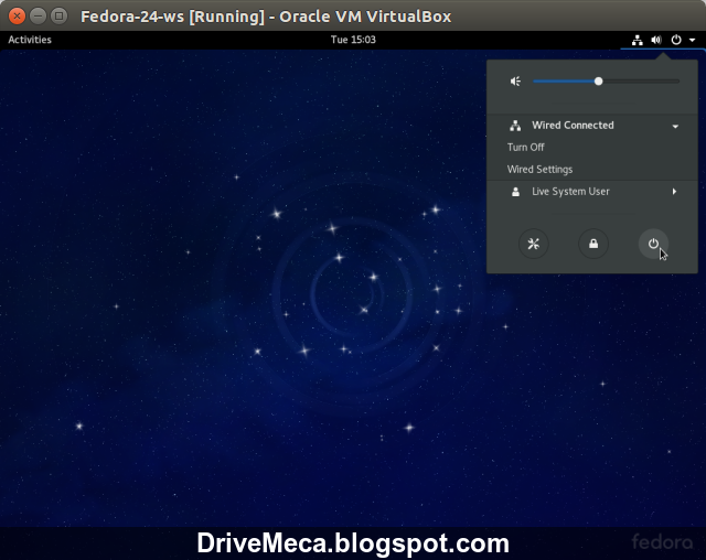 DriveMeca instalando Linux Fedora 24 Workstation paso a paso