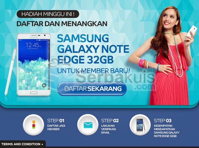 Kuis New Member Berhadiah SAMSUNG Galaxy Note Edge 32Gb