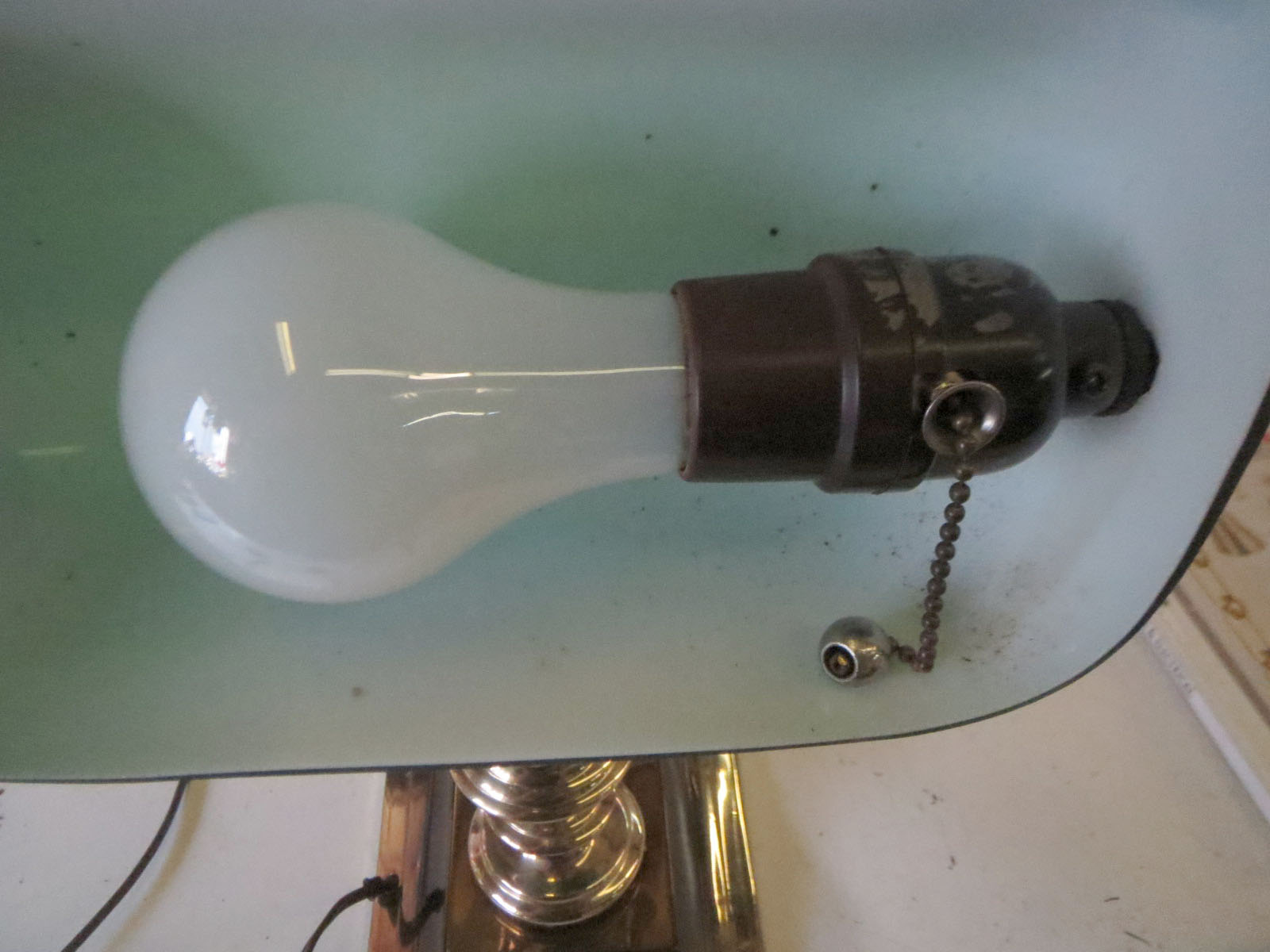 Lamp Parts and Repair Lamp Doctor Banker's Lamp Pull Chain Socket Repair