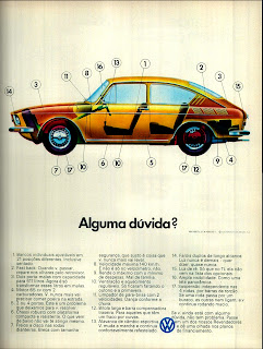 propaganda Volkswagen 1600 TL - 1972;  1972; brazilian advertising cars in the 70s; os anos 70; história da década de 70; Brazil in the 70s; propaganda carros anos 70; Oswaldo Hernandez;