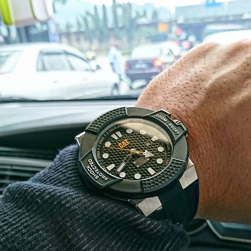 CATERPILLAR SHOCKMASTER WATCH untuk lelaki sado ! BEN ASHAARI