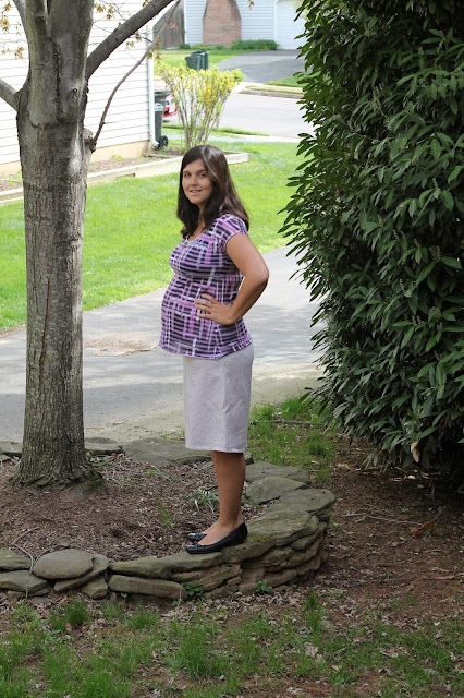 DIY maternity skirt tutorial