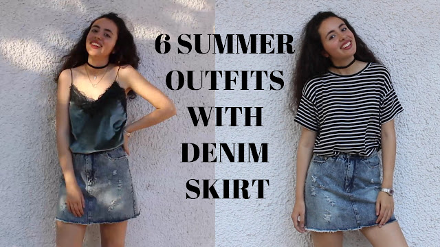 6 SUMMER OUTFITS WITH DENIM SKIRT Blog Falling for A