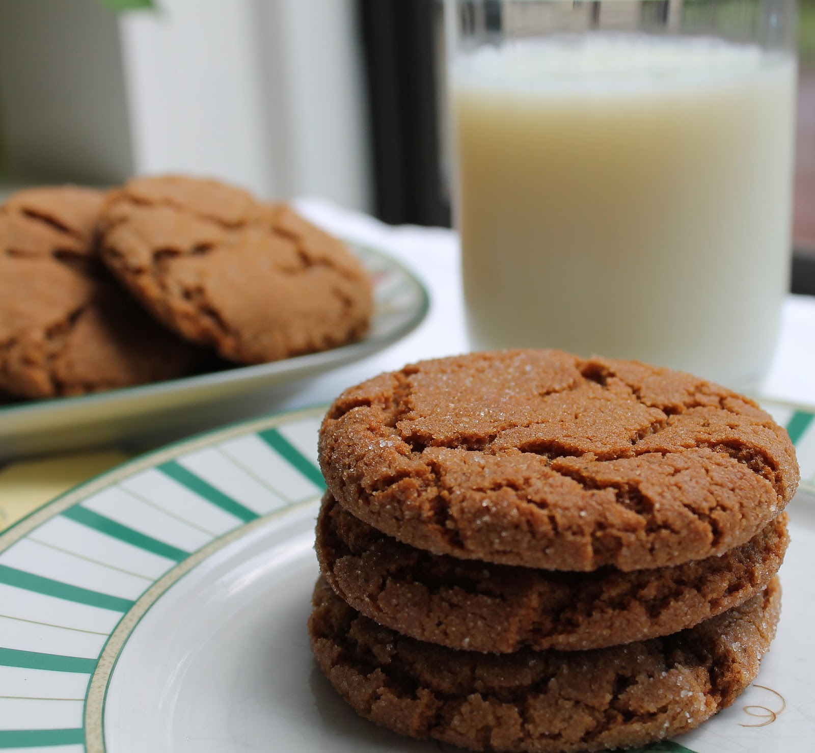Sweet, Aromatic Molasses Cookies JustOneDonna