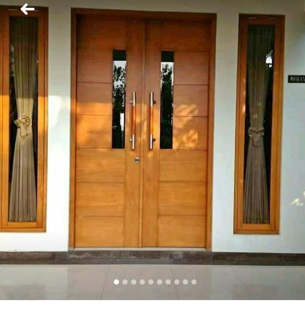 Pintu rumah minimalis Ocsel Jati Jepara