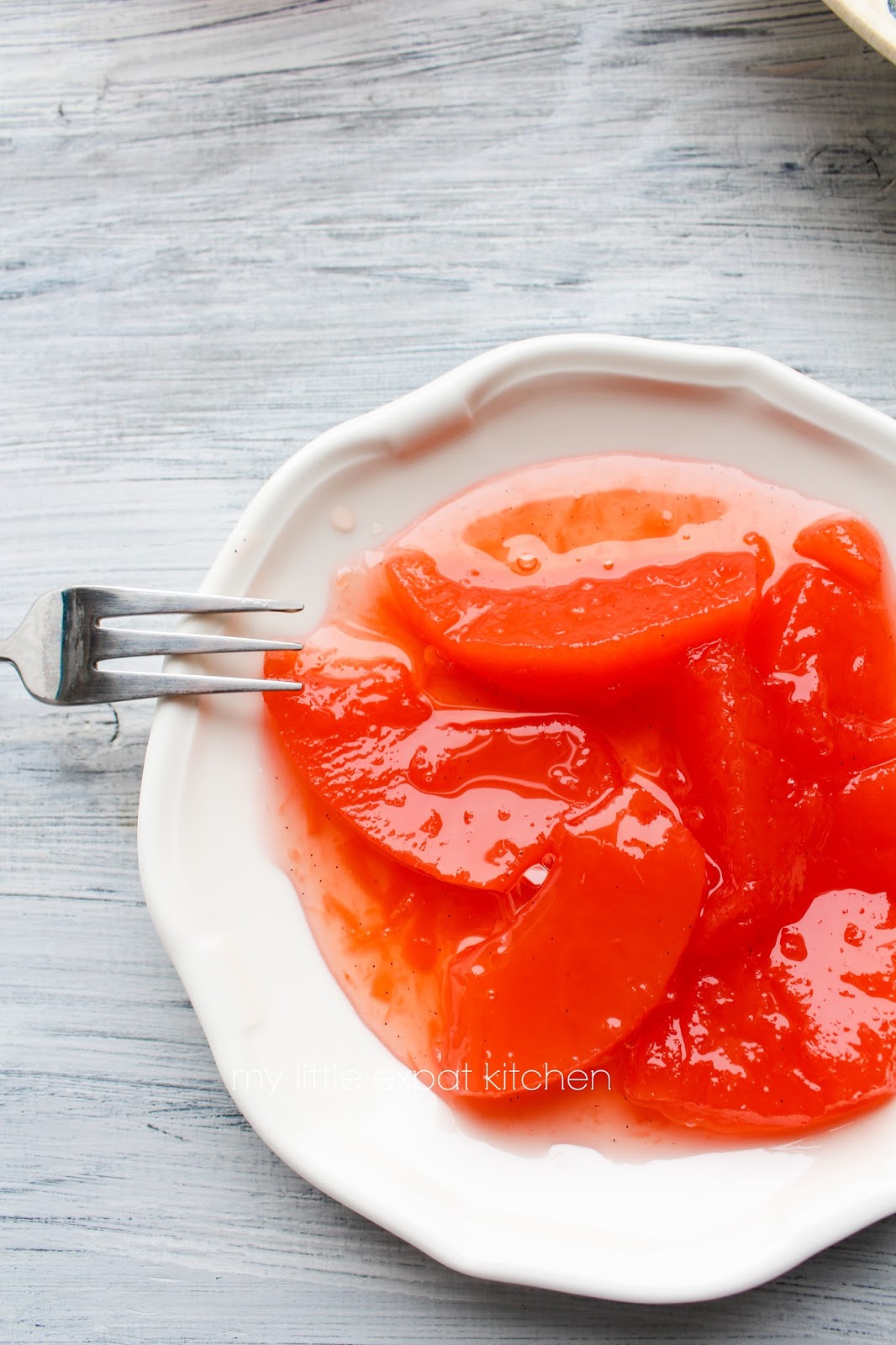 My Little Expat Kitchen Greek quince spoon sweet