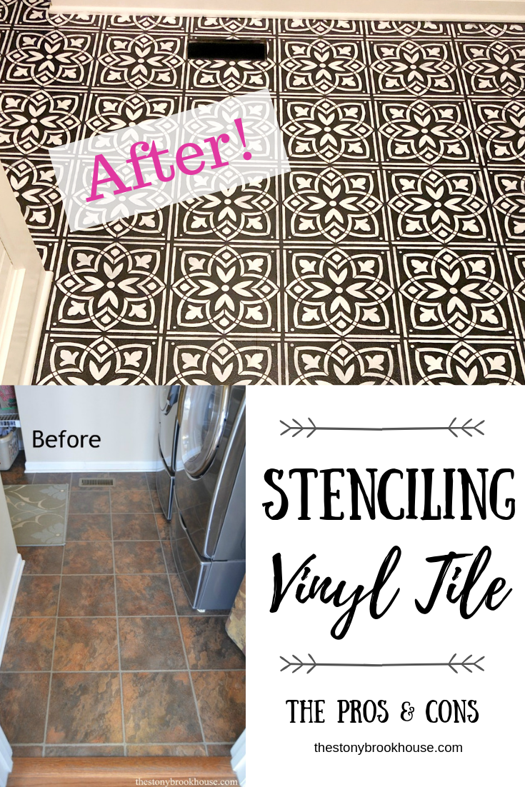 Painting & Stenciling Vinyl Flooring The Pros & Cons The Stonybrook