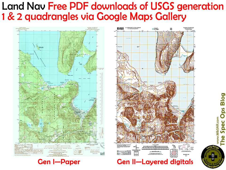 The Spec Ops Blog LAND NAV Free PDF downloads of USGS generation 1