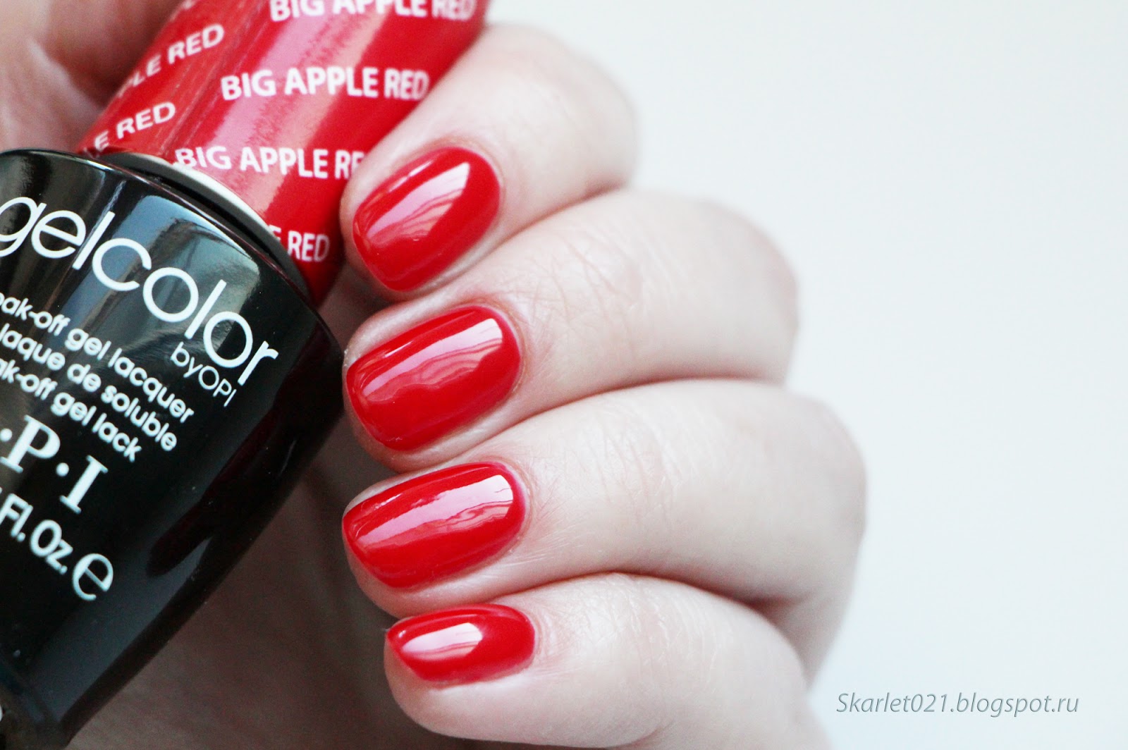 OPI gelcolor / Big Apple Red n25