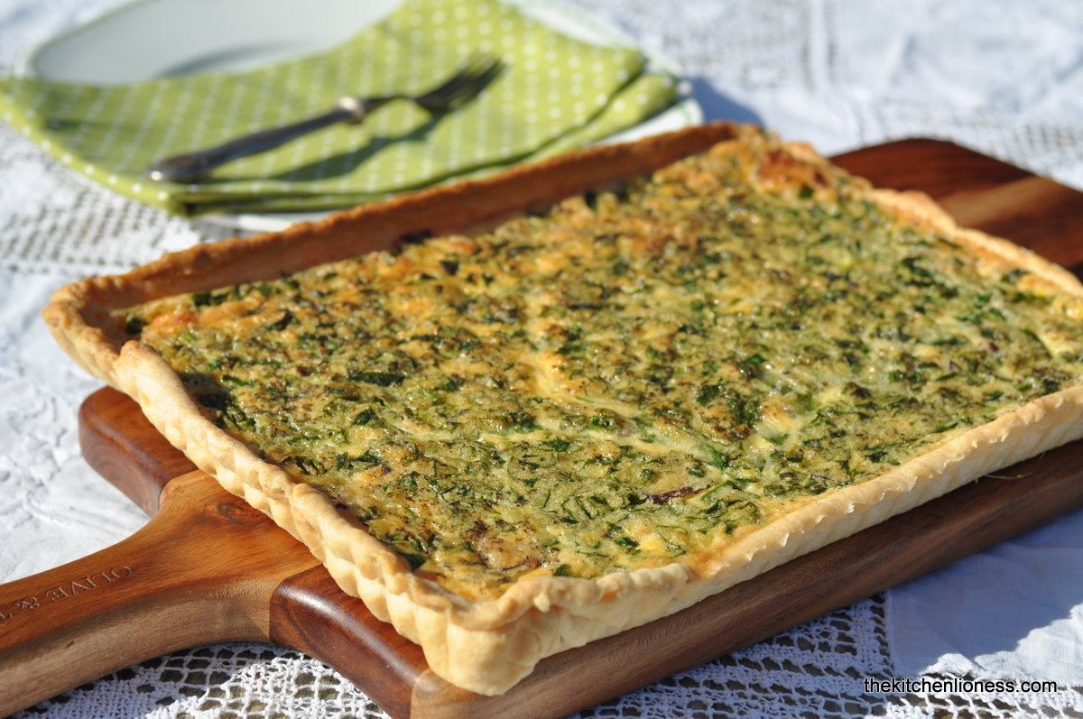 The Kitchen Lioness Saint Patrick´s Day & Wild Garlic Quiche