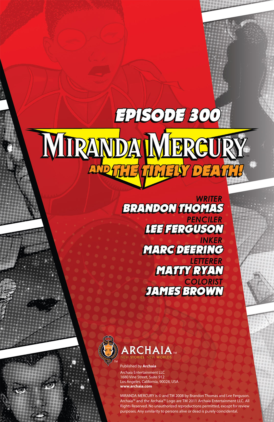 Read online The Many Adventures of Miranda Mercury: Time Runs Out comic -  Issue # TPB - 141