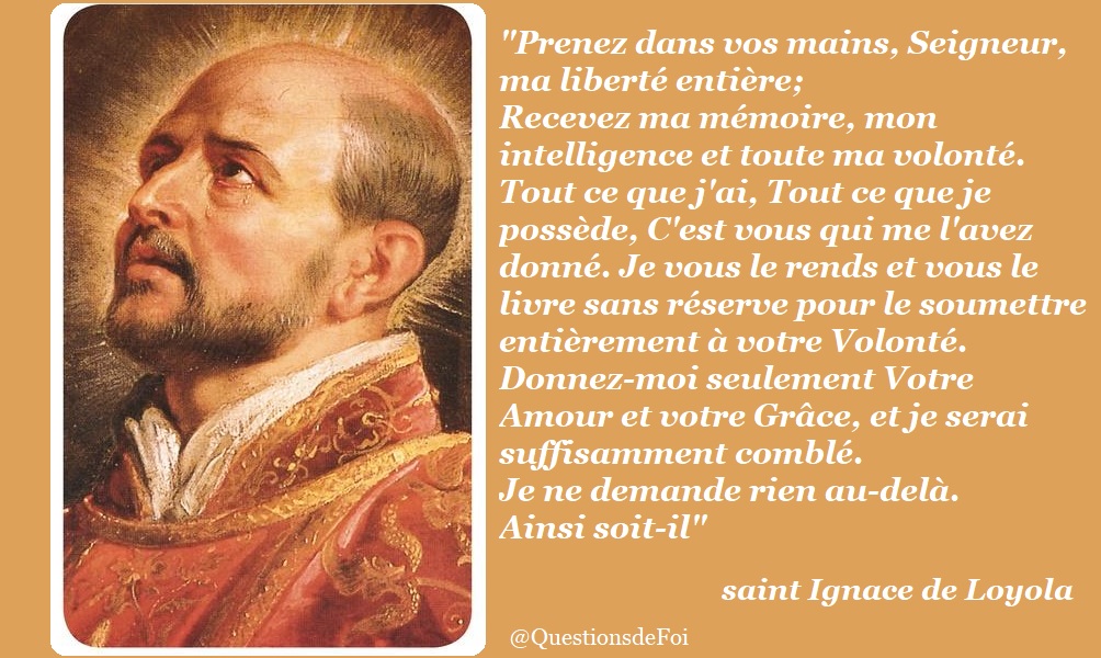 Citations et prières chrétiennes St Ignace de Loyola