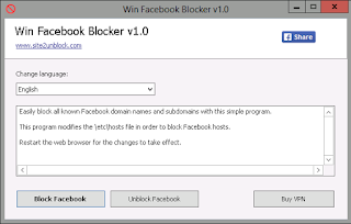 Win Facebook Blocker Portable