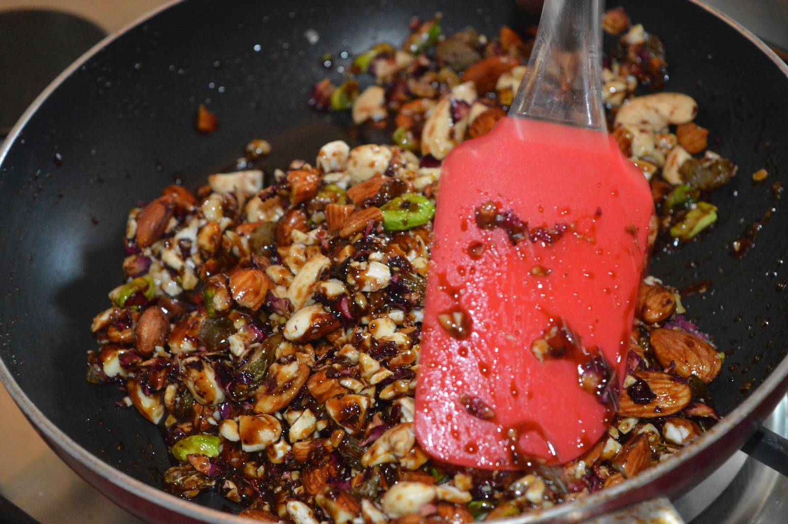 exoticneasy cooking Dry Fruit Chikki with Coconut Sugar