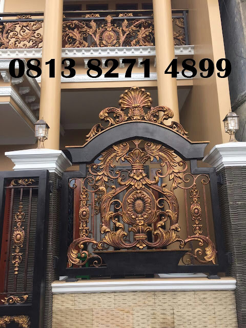 pintu garbang, besi tempa klasik,pintu gerbang klasik,gate,wrought iron,garbing,pintu masuk,gapura,