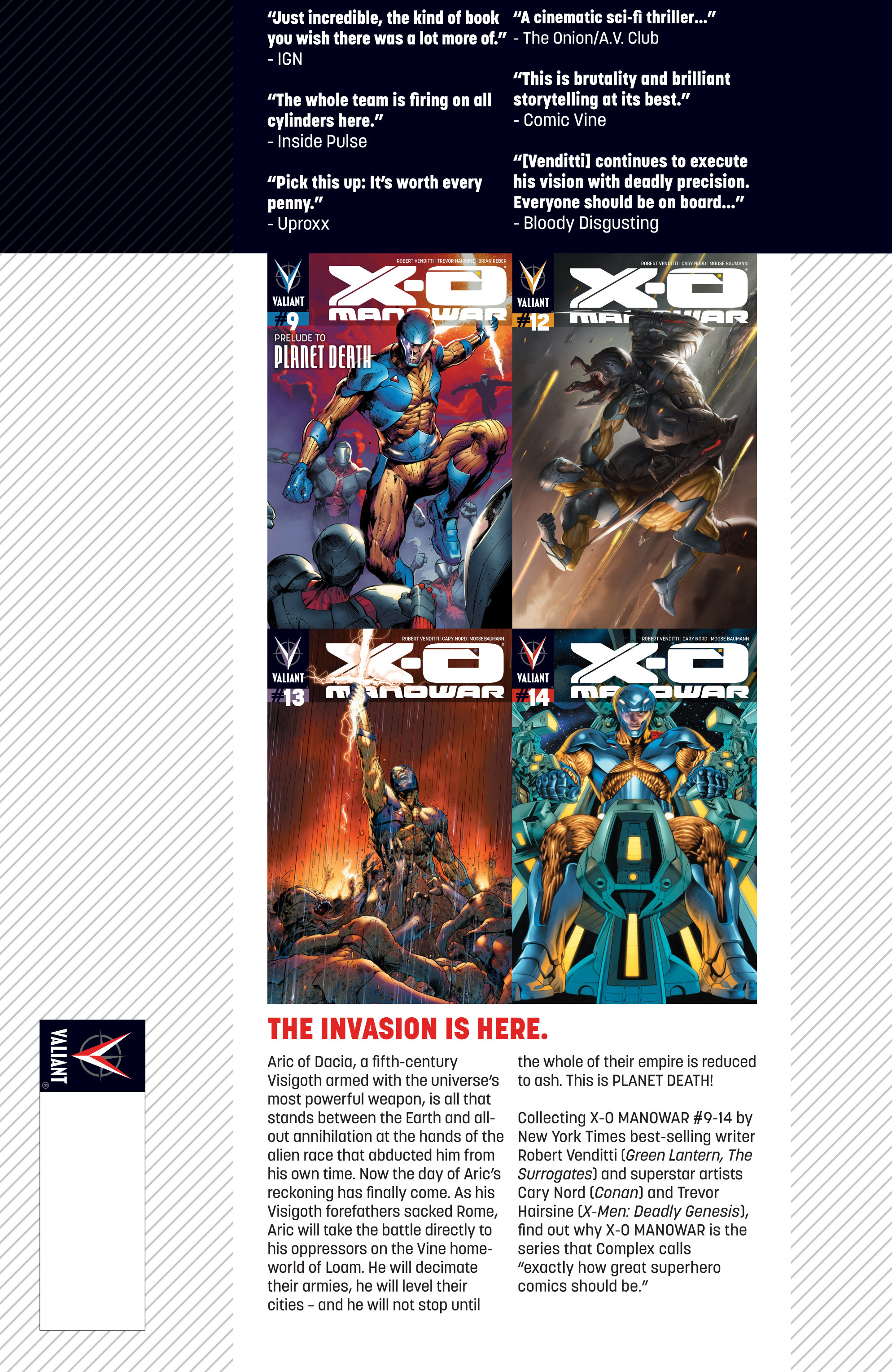 Read online X-O Manowar (2012) comic -  Issue # _TPB 3 - 155