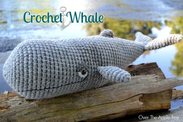 Crochet Whale by Over The Apple Tree