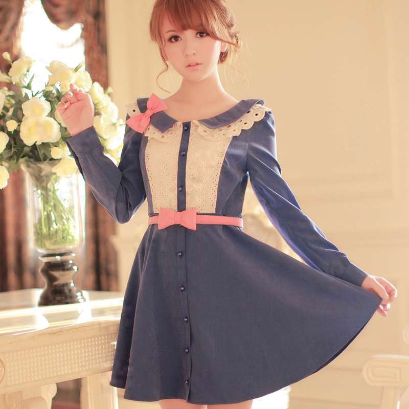 Japan Fashion 日本ファッション: http://wei0412.taobao.com/ - dress (denim)