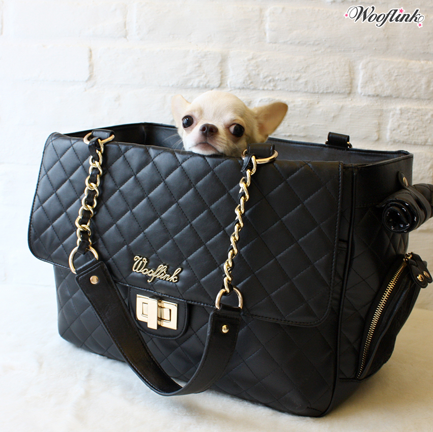 WOOFLINK Hip designer dog clothes Chic Bag 2 New Color MATT BLACK ♥