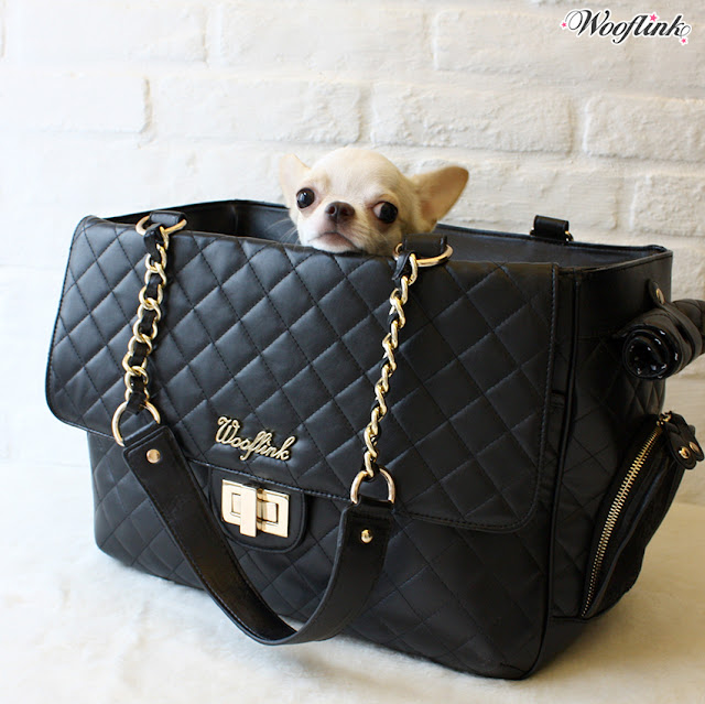WOOFLINK Hip designer dog clothes Chic Bag 2 New Color MATT BLACK ♥