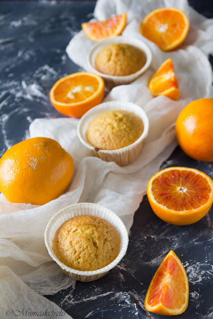 cupcake con arancia