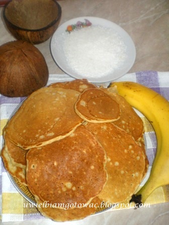 Pancakes bananowo-kokosowe