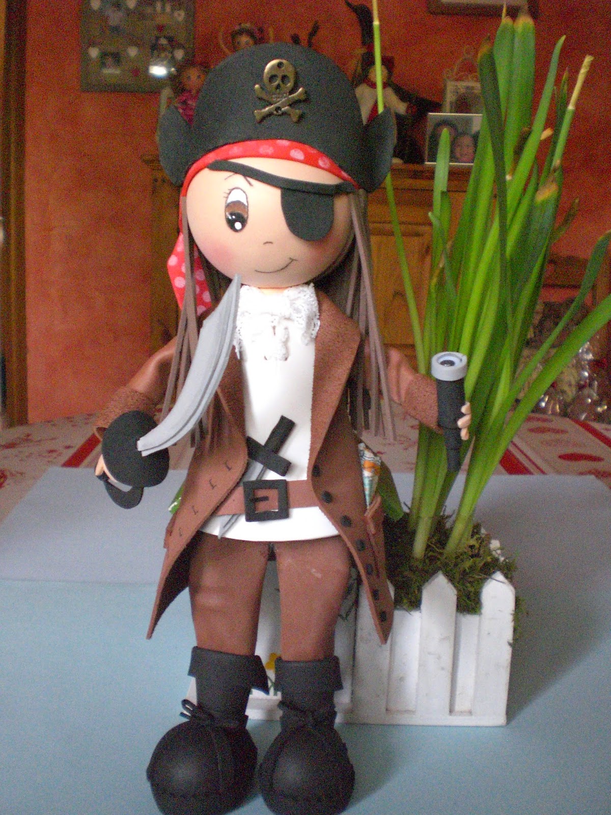 Fofuchas GiGimousse Capitaine Cooke le Pirate