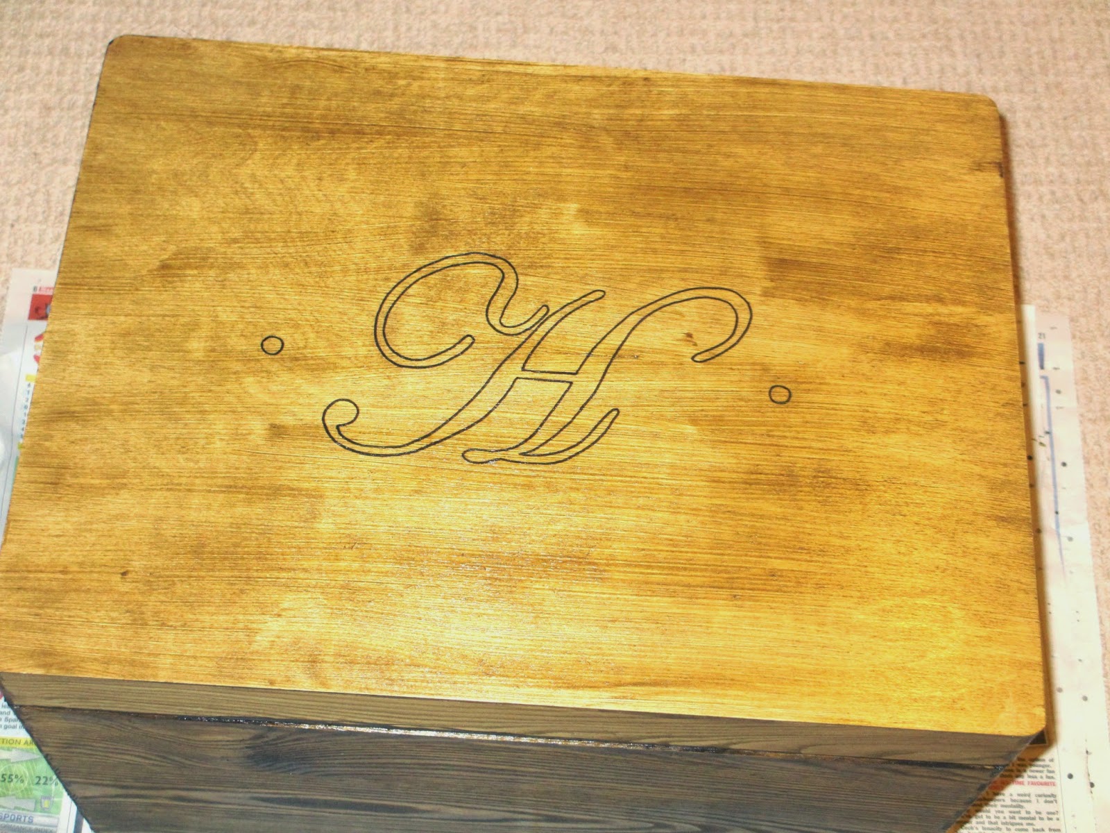 Home in Surrey Personalized storage boxes