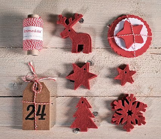 kit Noël, calendrier de l'avent handmade, décoration noël