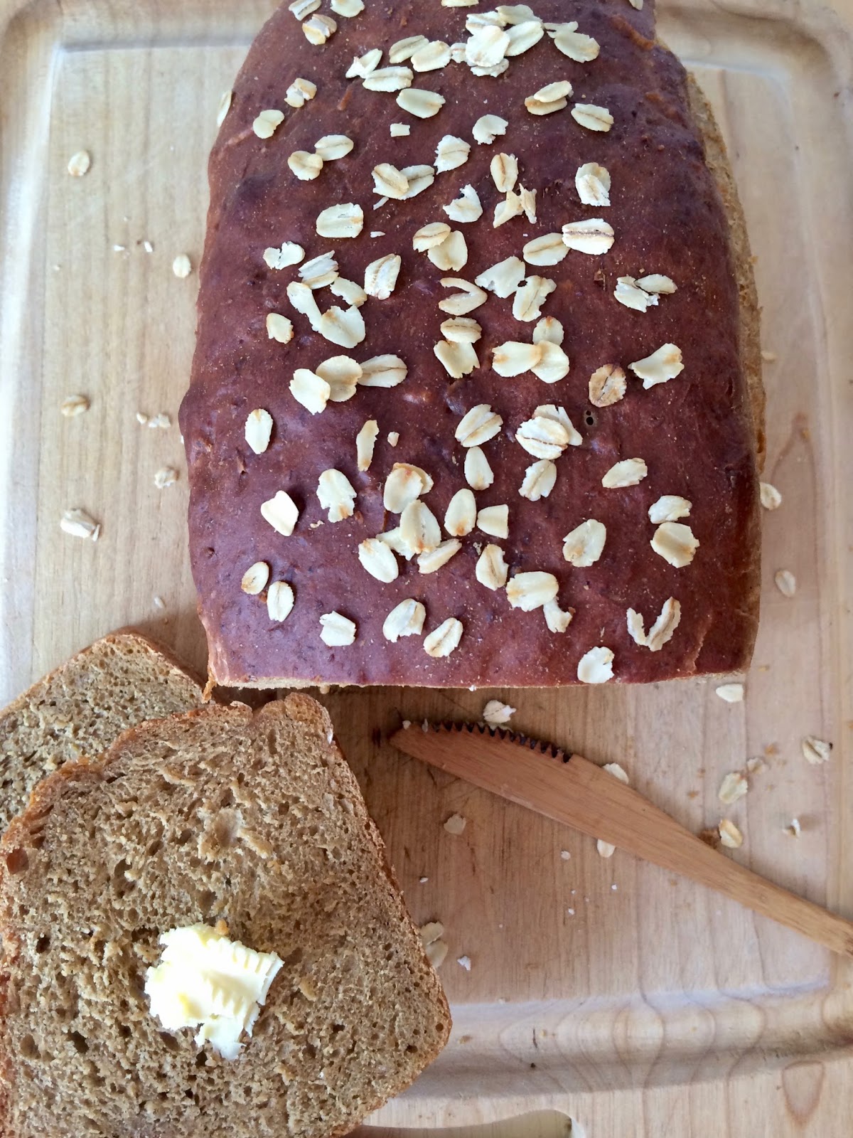Savory Moments Oatmeal molasses bread