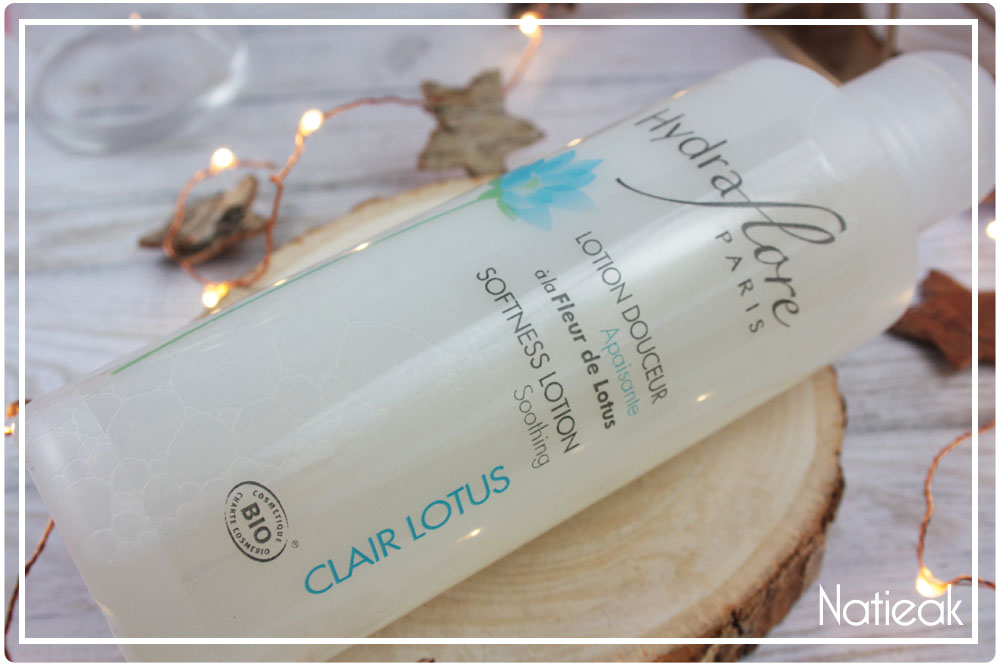 Lotion démaquillante bio Lotion hydratant visage bio