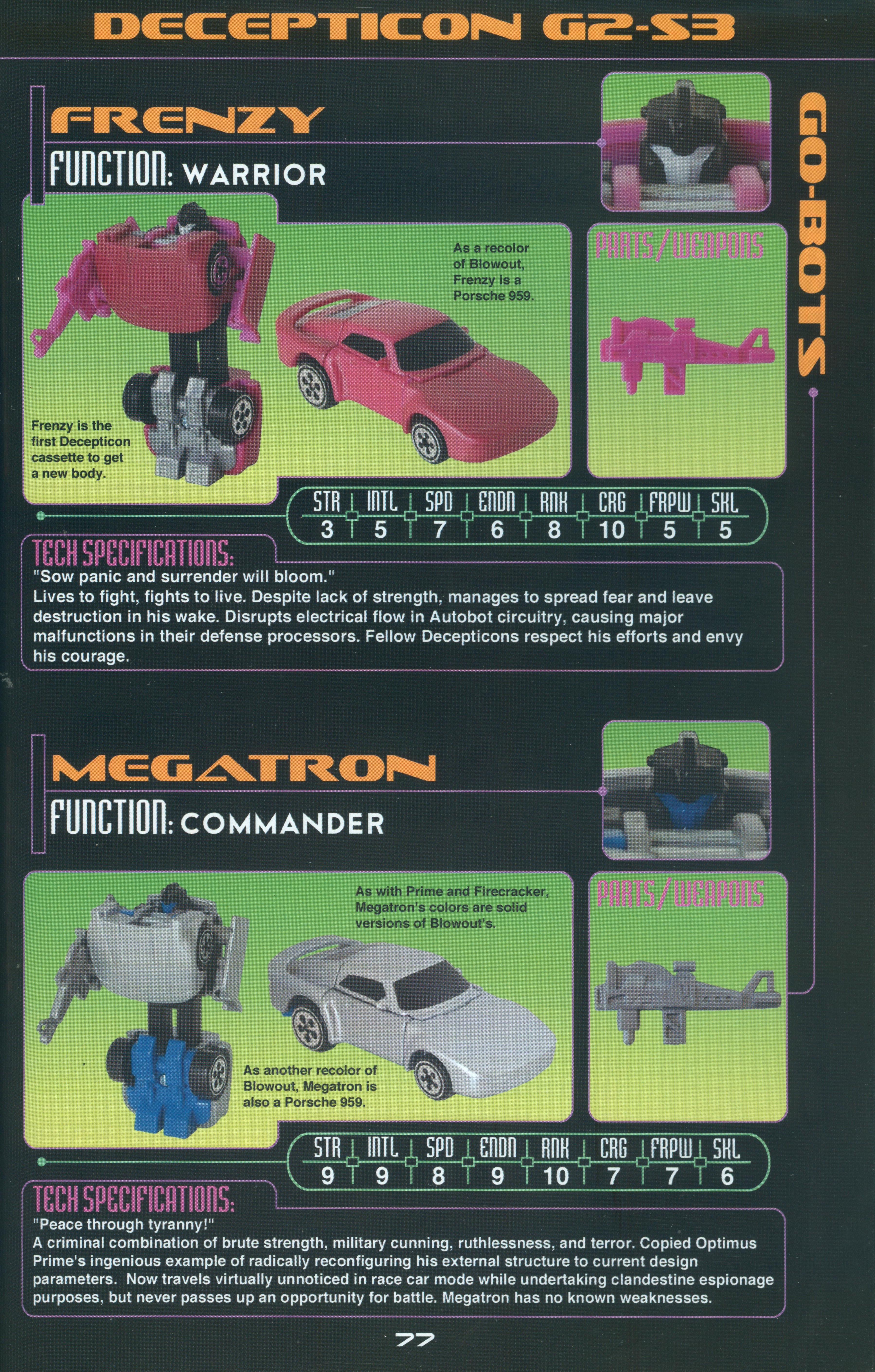 Read online Cybertronian: An Unofficial Transformers Recognition Guide comic -  Issue #6 - 79