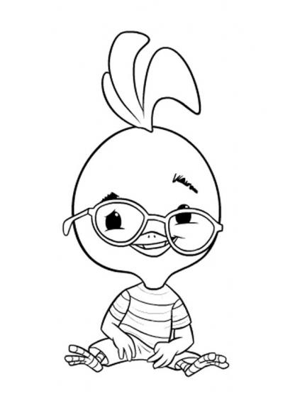 Chicken Little Coloring Pages - Chicken Little Coloring Pages (12)
